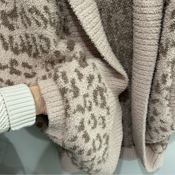 Sweet lovely by Jen 2x leopard super soft cozy cocoon sweater with pockets - Picture 8 of 13